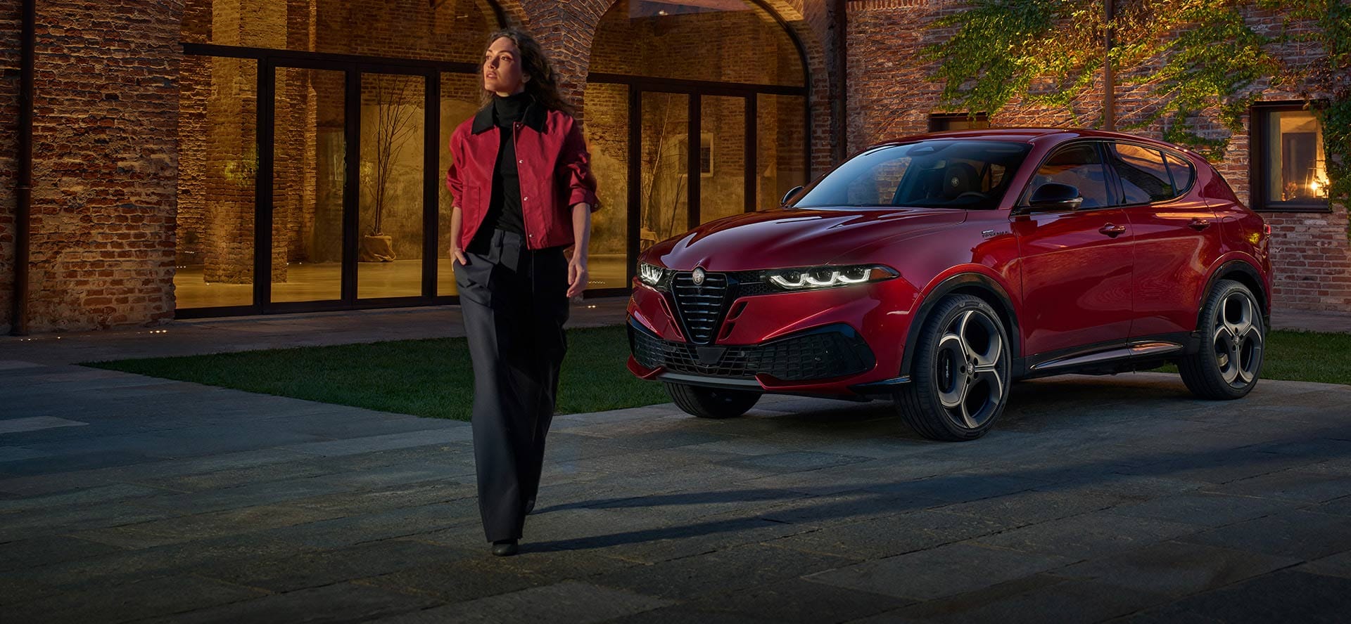 2026 Alfa Romeo Tonale exterior styling on the gas-only compact luxury SUV